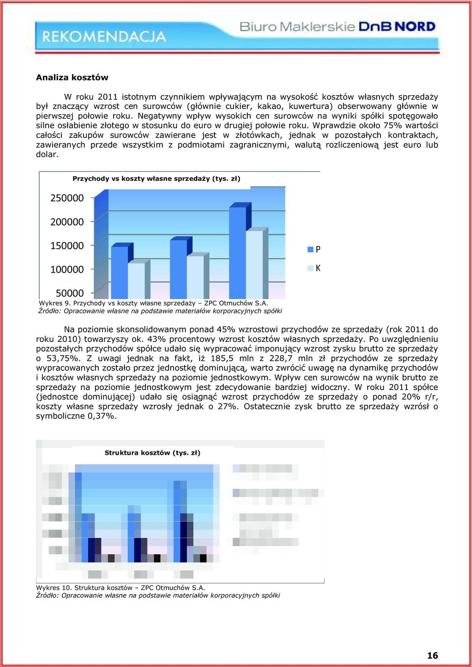 Wprawdzie około 75% wartości całości zakupów surowców zawierane jest w złotówkach, jednak w pozostałych kontraktach, zawieranych przede wszystkim z podmiotami zagranicznymi, walutą rozliczeniową jest