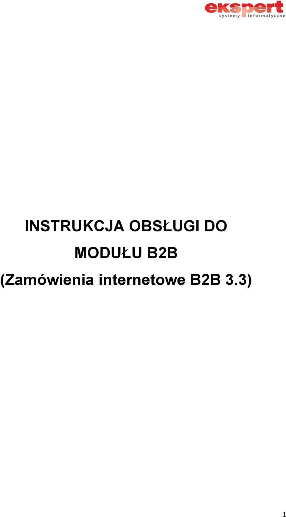 MODUŁU B2B