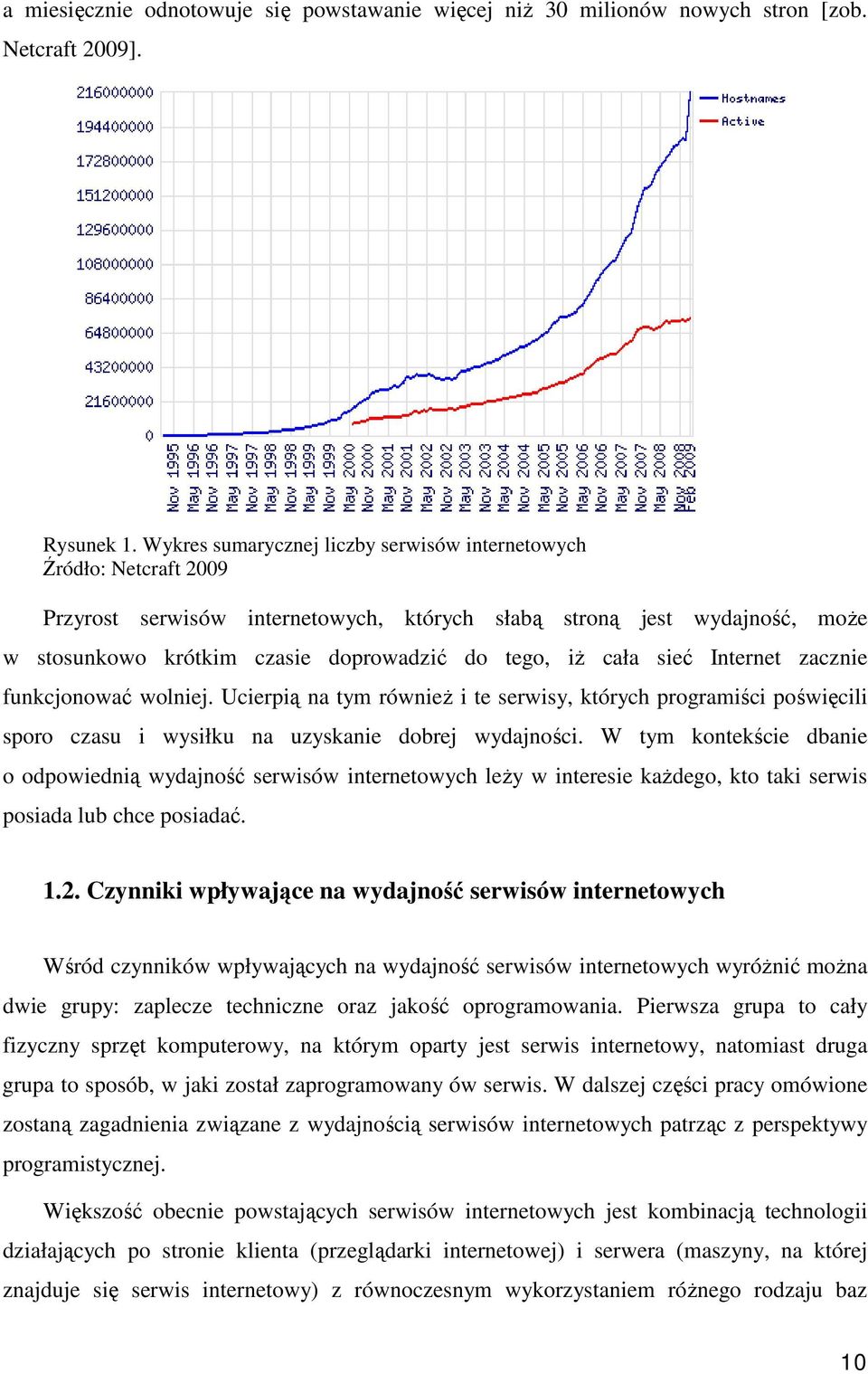 cała sieć Internet zacznie funkcjonować wolniej. Ucierpią na tym równieŝ i te serwisy, których programiści poświęcili sporo czasu i wysiłku na uzyskanie dobrej wydajności.