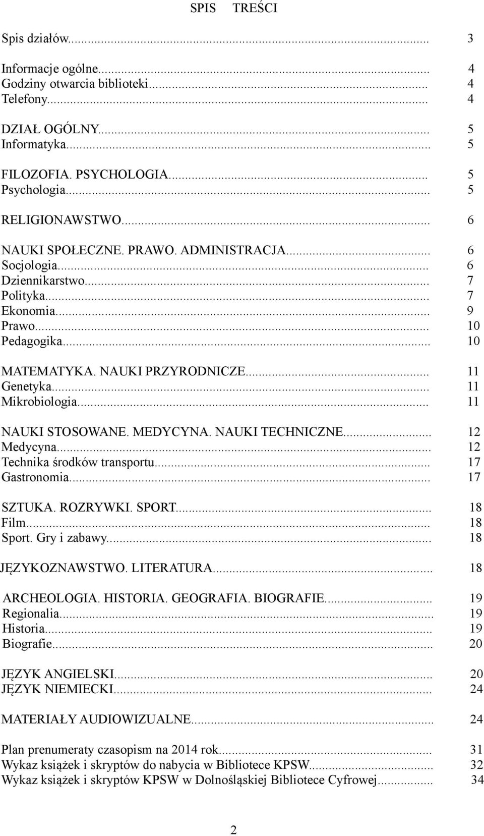 .. 11 Mikrobiologia... 11 NAUKI STOSOWANE. MEDYCYNA. NAUKI TECHNICZNE... 12 Medycyna... 12 Technika środków transportu... 17 Gastronomia... 17 SZTUKA. ROZRYWKI. SPORT... 18 Film... 18 Sport.