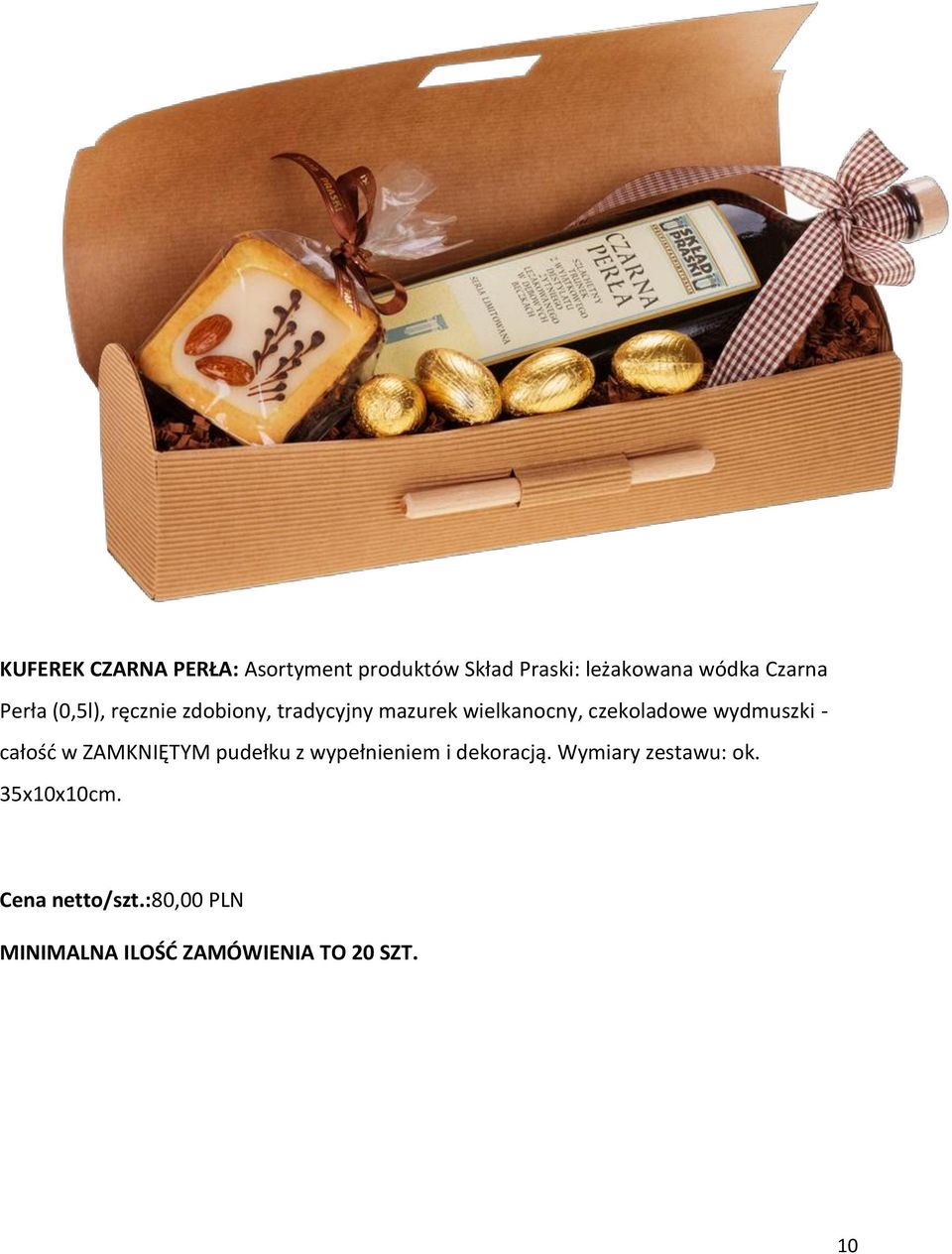 wielkanocny, czekoladowe wydmuszki - całość w ZAMKNIĘTYM pudełku z