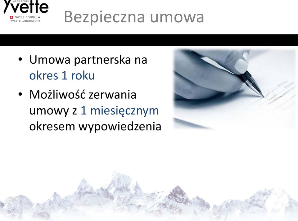 Możliwość zerwania umowy z