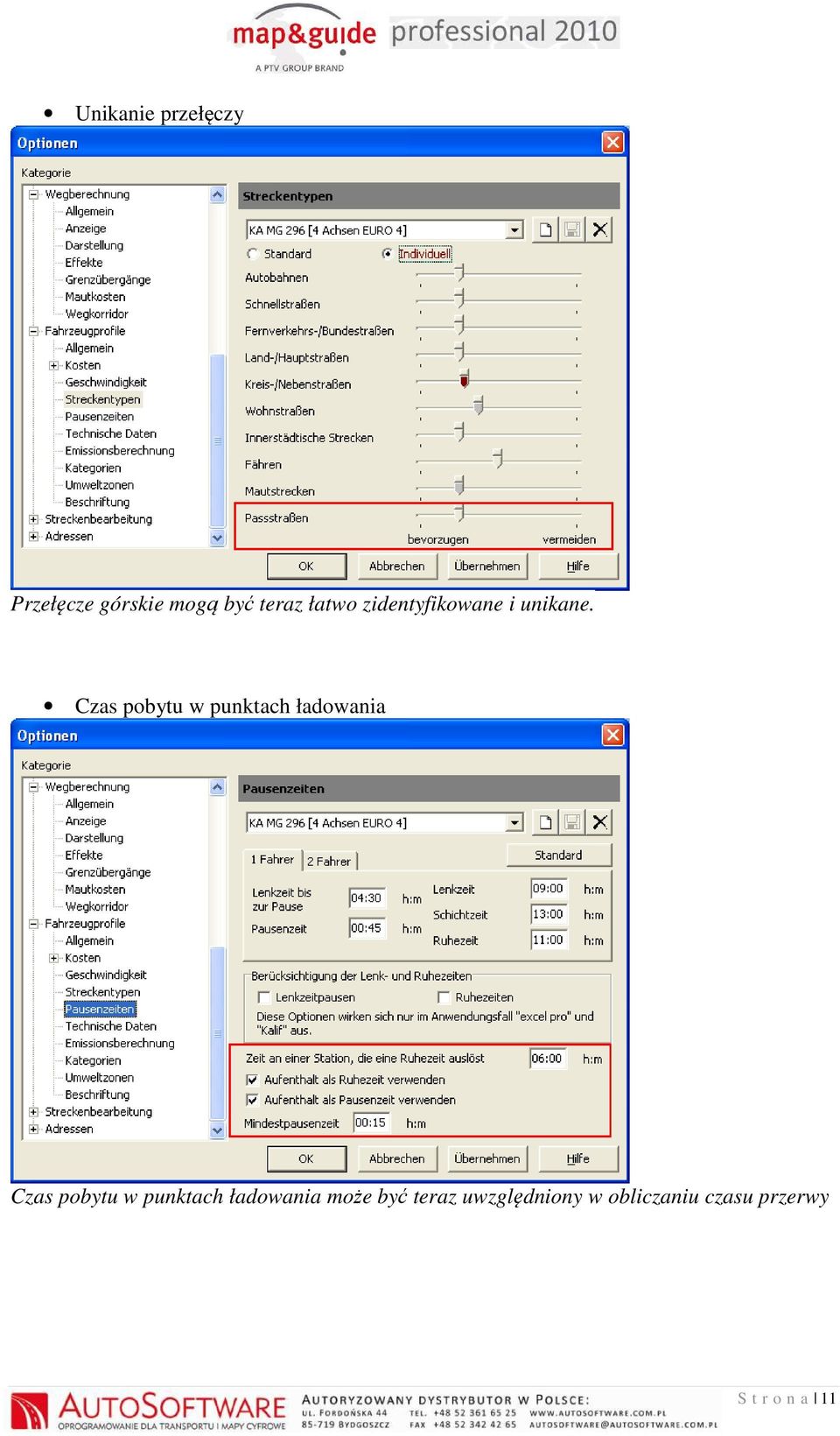 Czas pobytu w punktach ładowania Czas pobytu w