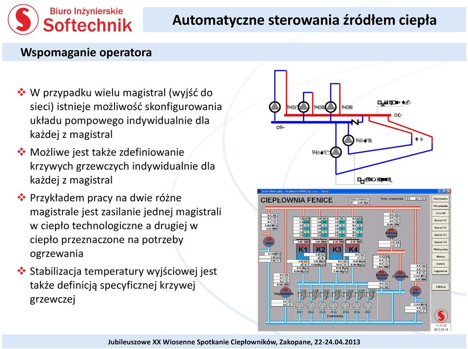 indywidualnie dla każdej z magistral Przykładem pracy na dwie różne magistrale jest zasilanie jednej magistrali w ciepło