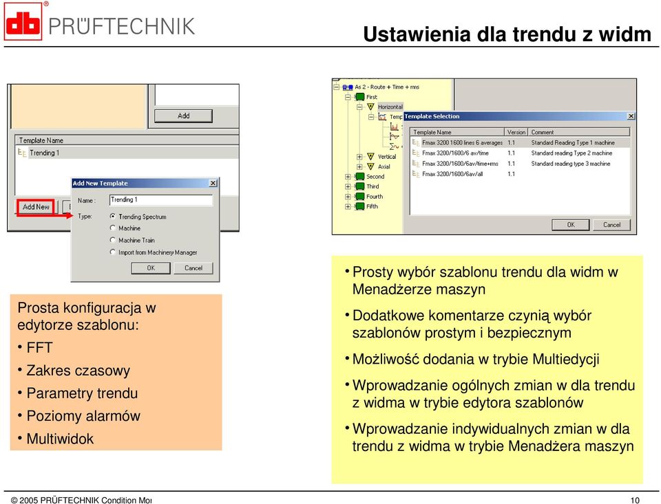 szablonów prostym i bezpiecznym MoŜliwość dodania w trybie Multiedycji Wprowadzanie ogólnych zmian w dla trendu z