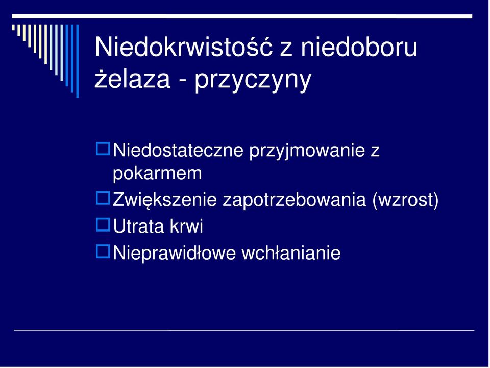 pokarmem Zwiększenie zapotrzebowania