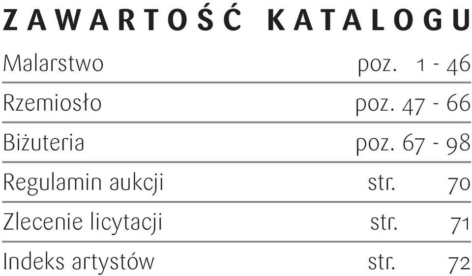 47-66 Biżuteria poz.