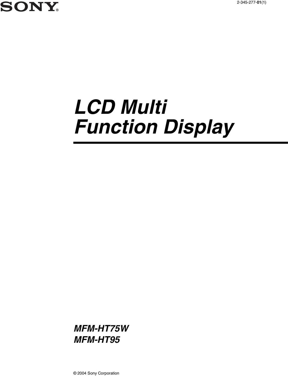 Display MFM-HT75W