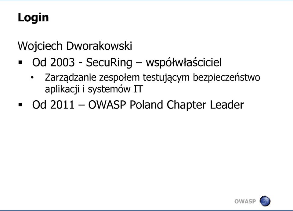 zespołem testującym bezpieczeństwo