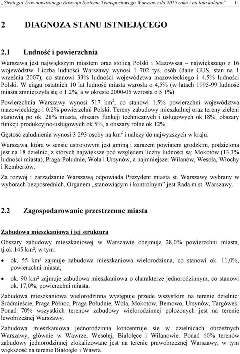 osób (dane GUS, stan na 1 września 2007), co stanowi 33% ludności województwa mazowieckiego i 4.5% ludności Polski.