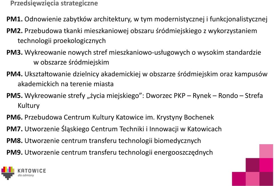 Wykreowanie nowych stref mieszkaniowo-usługowych o wysokim standardzie w obszarze śródmiejskim PM4.