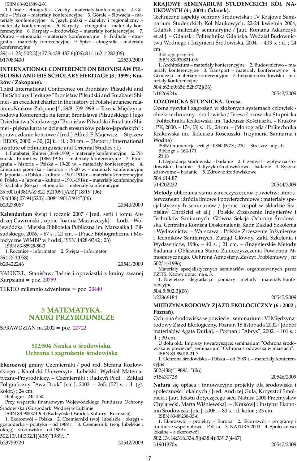 Podhale etnografia materiały konferencyjne 9. Spisz etnografia materiały konferencyjne 39(=1:23):502.2](437.3:438:437.6)(06):811.162.