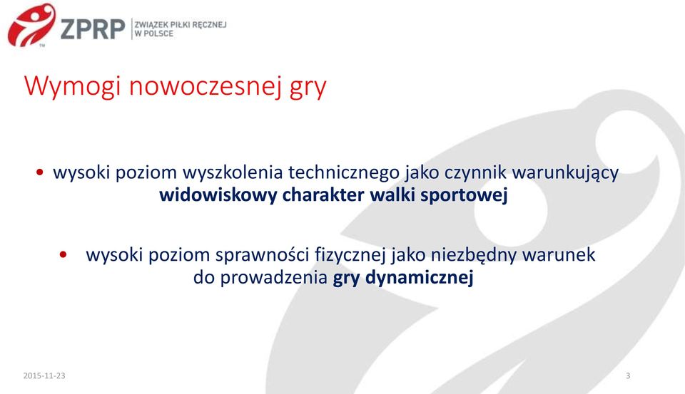 charakter walki sportowej wysoki poziom sprawności