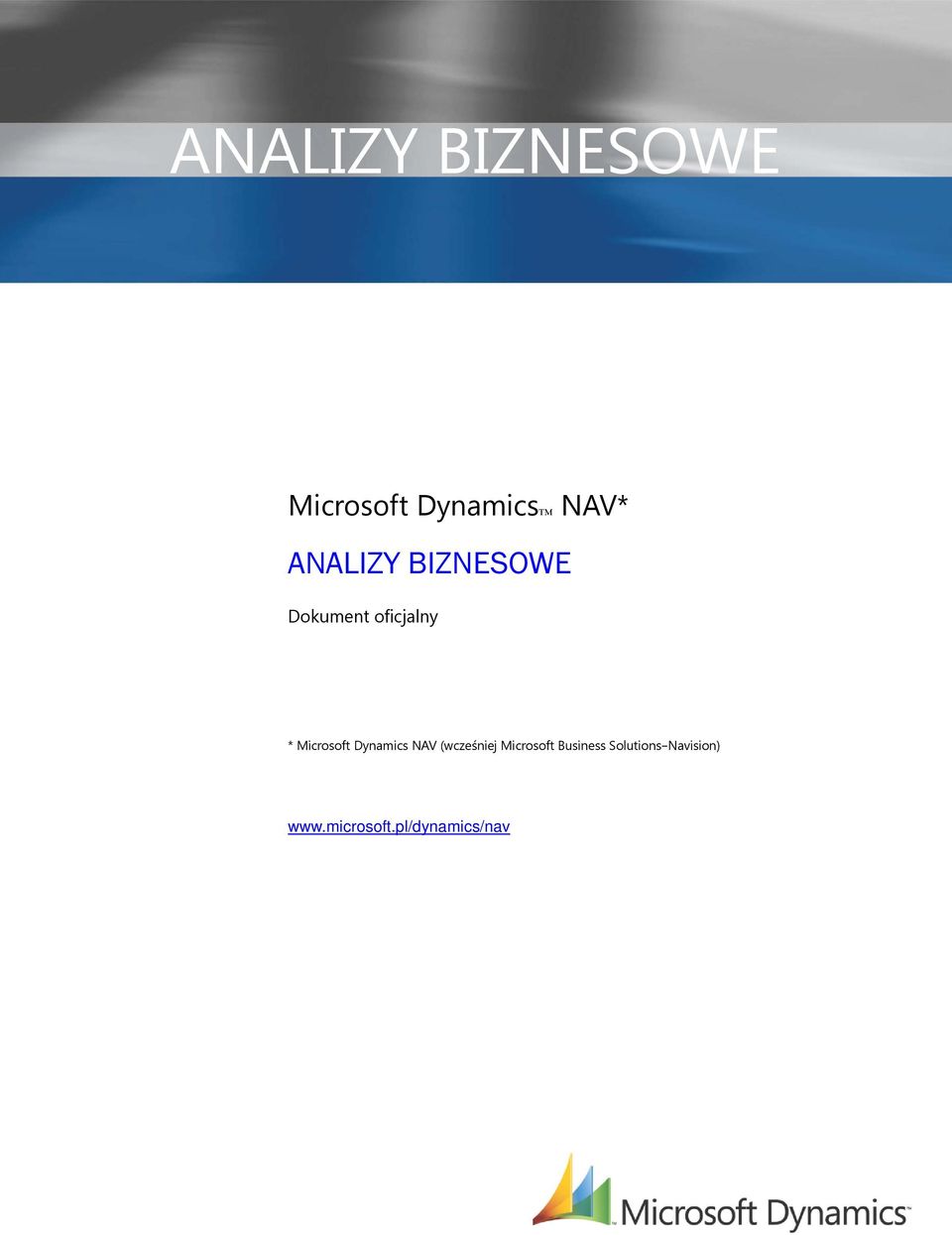 Microsoft Dynamics NAV (wcześniej Microsoft