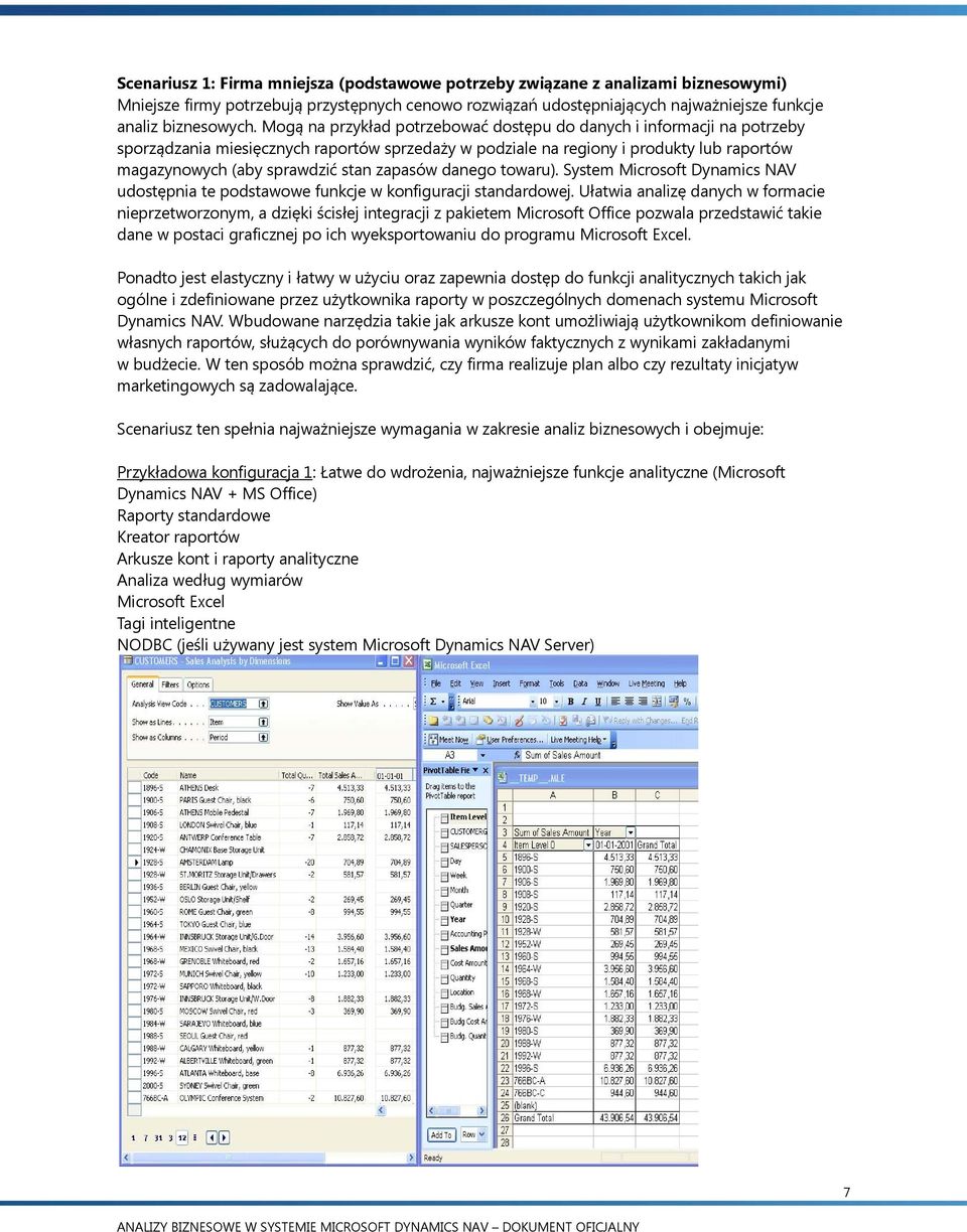 zapasów danego towaru). System Microsoft Dynamics NAV udostępnia te podstawowe funkcje w konfiguracji standardowej.