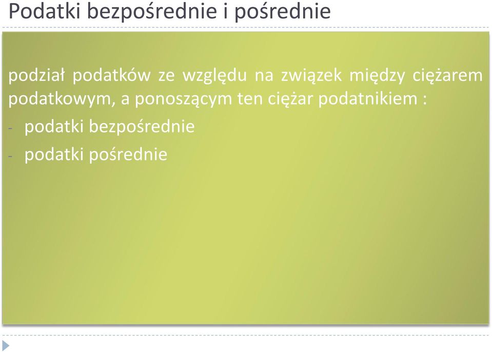 ciężarem podatkowym, a ponoszącym ten ciężar