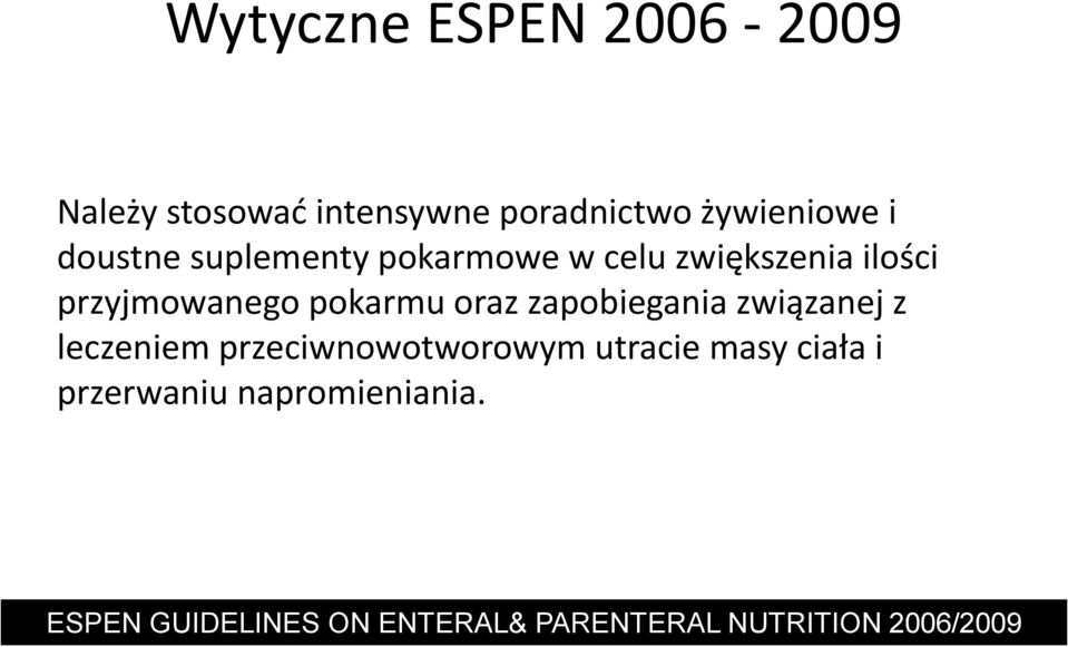 oraz zapobiegania związanej z leczeniem przeciwnowotworowym utracie masy ciała i