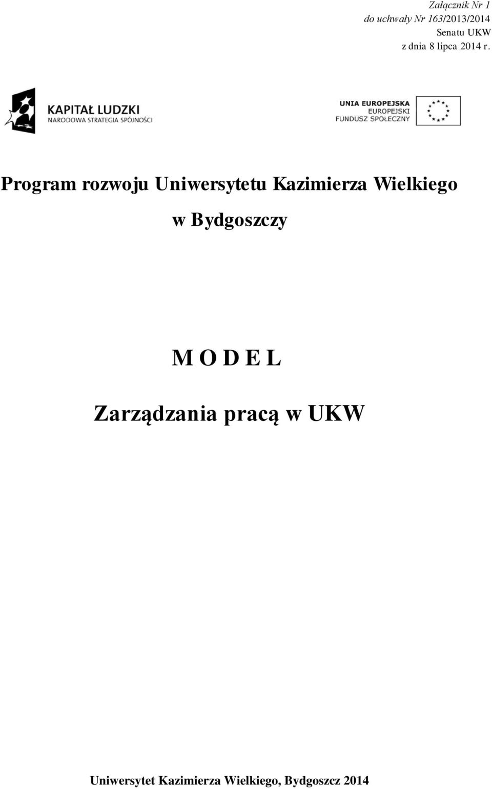 Program rozwoju Uniwersytetu Kazimierza Wielkiego w