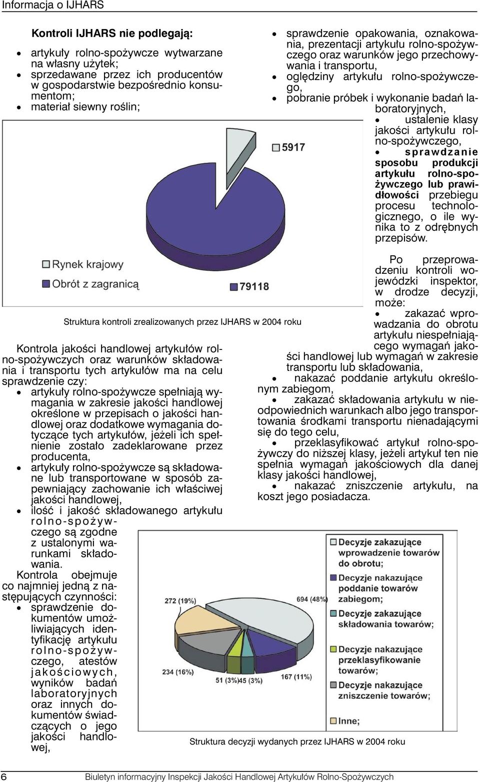 badań laboratoryjnych, ustalenie klasy jakości artykułu rolno-spożywczego, sprawdzanie sposobu produkcji artykułu rolno-spożywczego lub prawidłowości przebiegu procesu technologicznego, o ile wynika