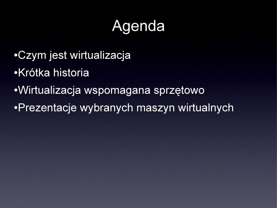 wspomagana sprzętowo