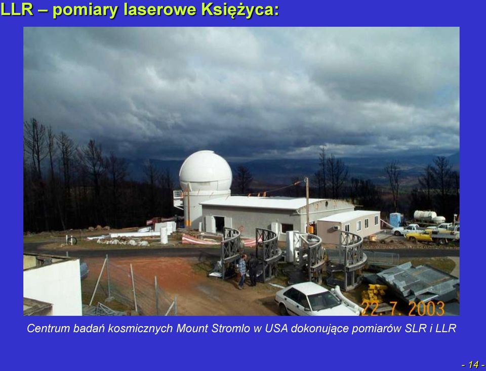 kosmicznych Mount Stromlo w