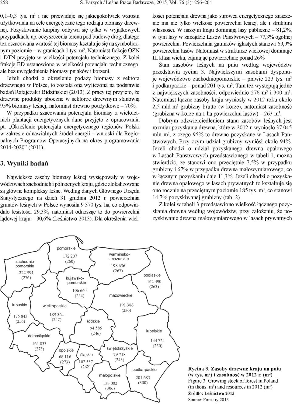 oczyszczenia terenu pod budowę dróg, dlatego też oszacowana wartość tej biomasy kształtuje się na symbolicznym poziomie w granicach 1 tys. m 3.