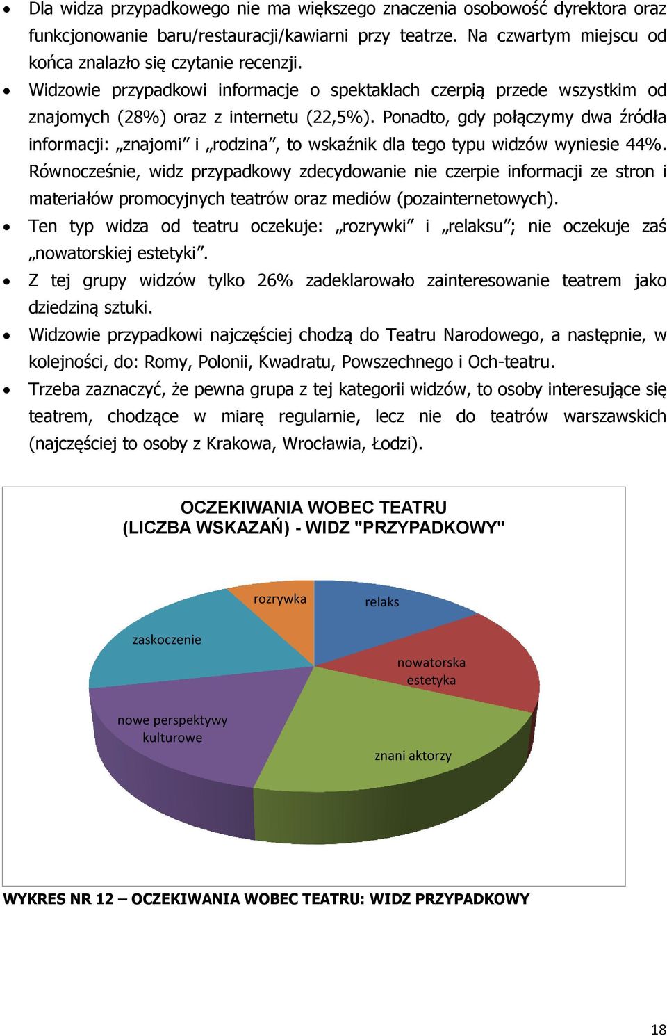 Ponadto, gdy połączymy dwa źródła informacji: znajomi i rodzina, to wskaźnik dla tego typu widzów wyniesie 44%.