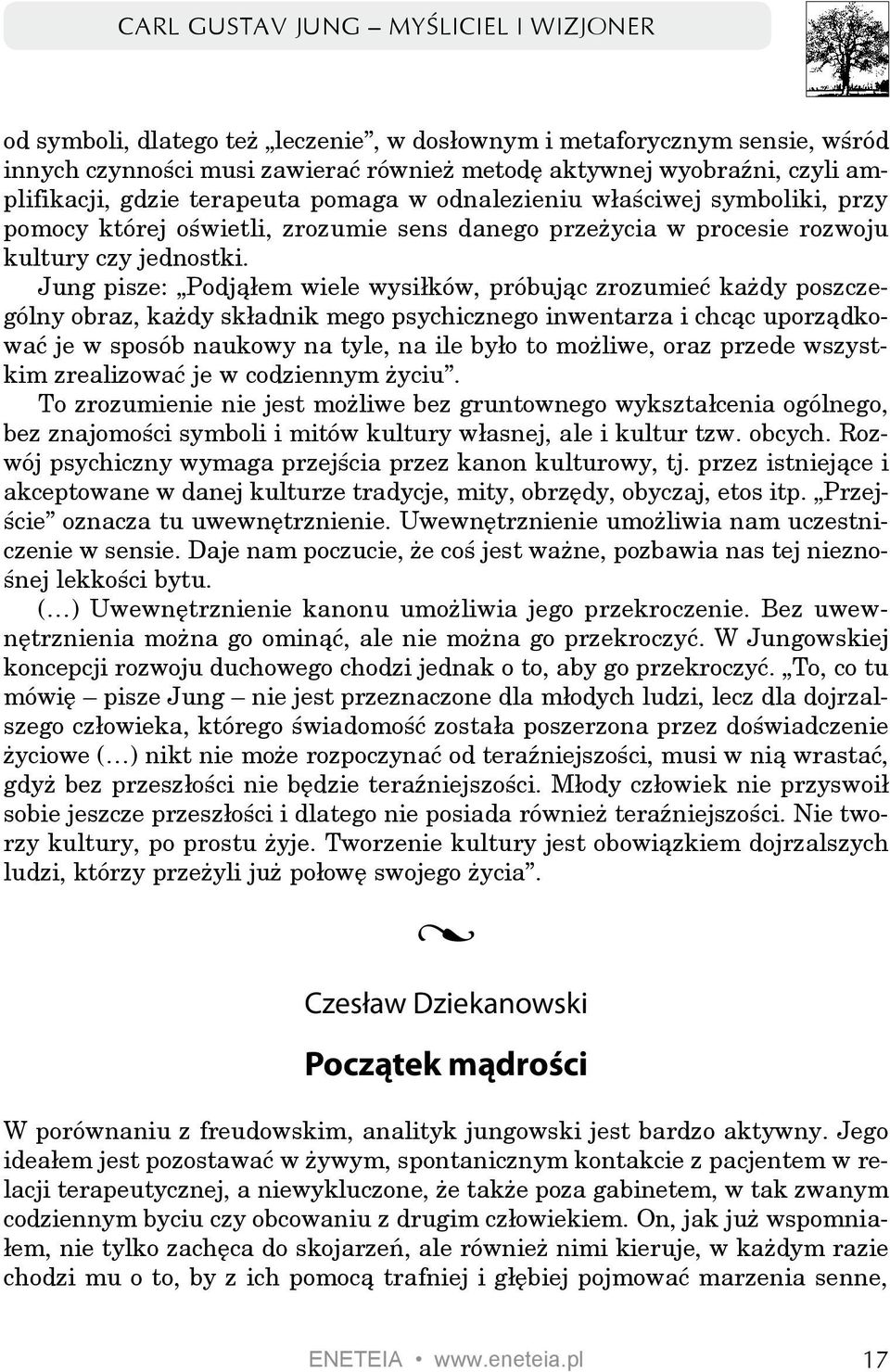 Jung pisze: Podjąłem wiele wysiłków, próbując zrozumieć każdy poszczególny obraz, każdy składnik mego psychicznego inwentarza i chcąc uporządkować je w sposób naukowy na tyle, na ile było to możliwe,