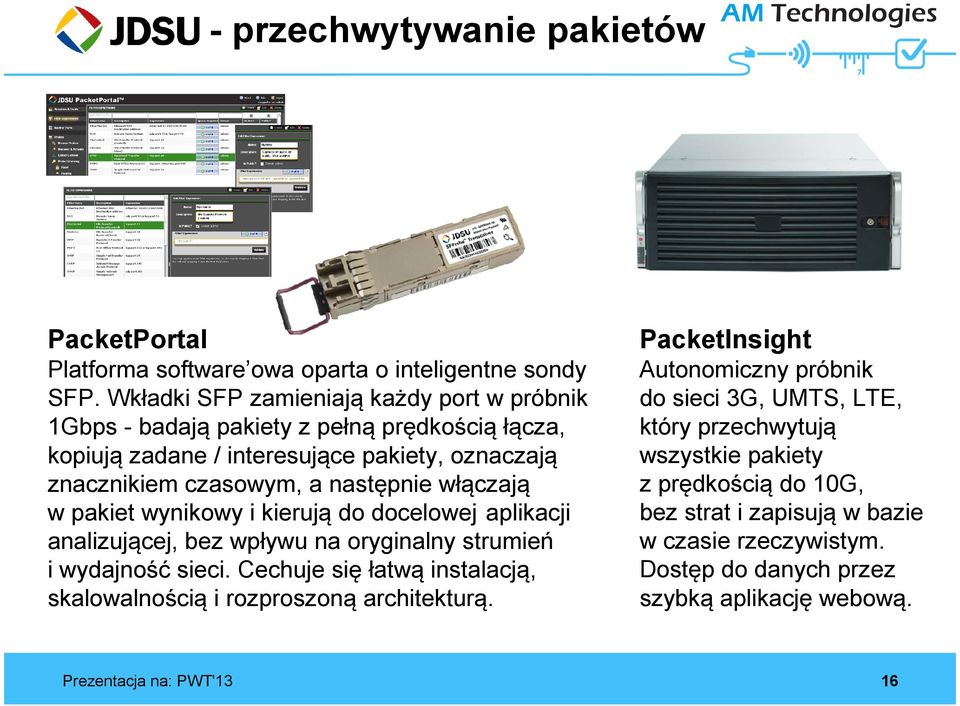 włączają w pakiet wynikowy i kierują do docelowej aplikacji analizującej, bez wpływu na oryginalny strumień i wydajność sieci.