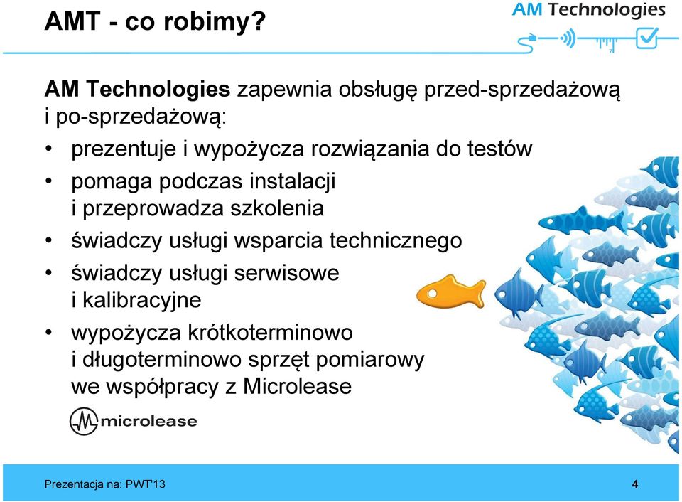 rozwiązania do testów pomaga podczas instalacji i przeprowadza szkolenia świadczy usługi