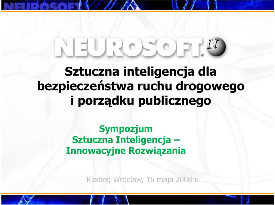 Sympozjum Sztuczna Inteligencja