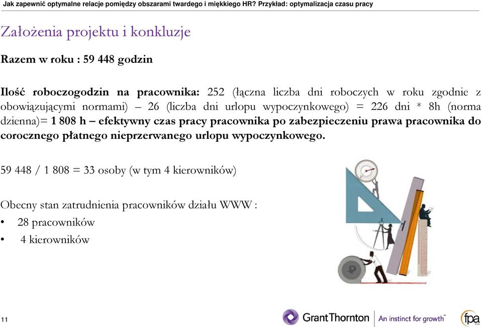 808 h efektywny czas pracy pracownika po zabezpieczeniu prawa pracownika do corocznego płatnego nieprzerwanego urlopu