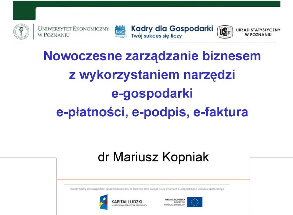 narzędzi e-gospodarki