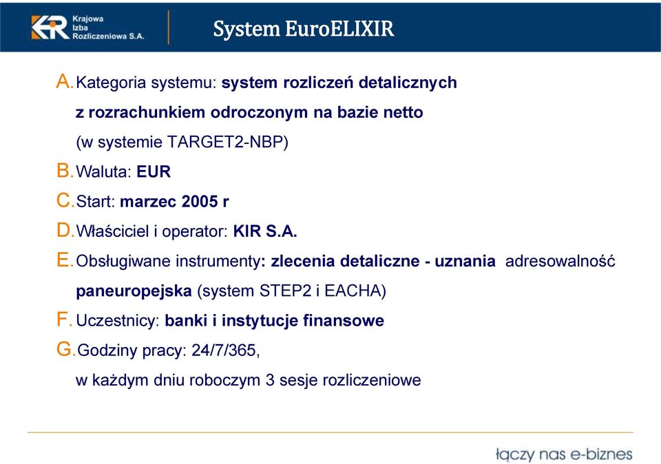 TARGET2-NBP) B.Waluta: EU