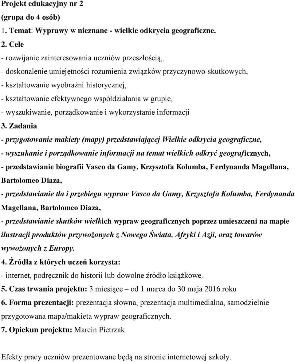 wykorzystanie informacji 3.