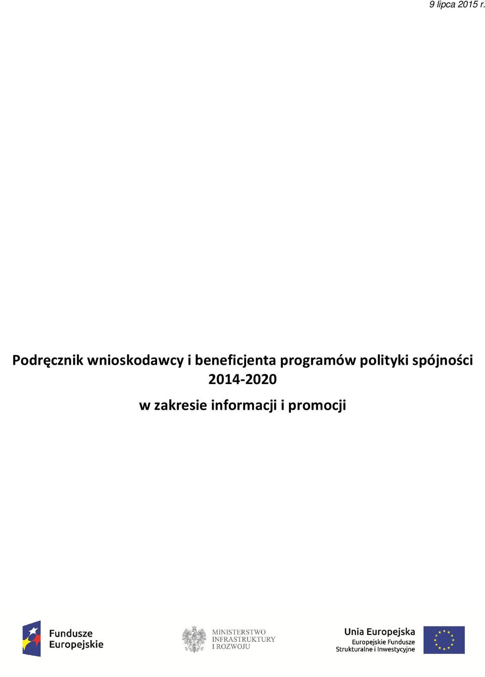 polityki spójności