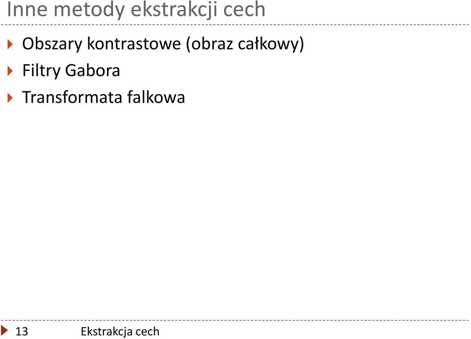 (obraz całkowy) Filtry