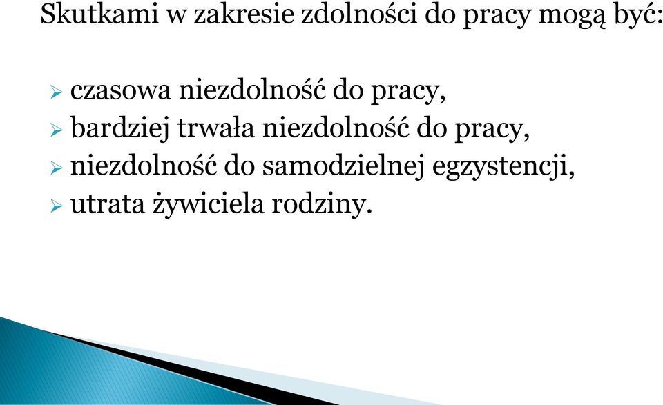 trwała niezdolność do pracy, niezdolność do