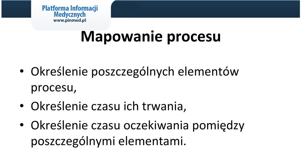 Określenie czasu ich trwania,