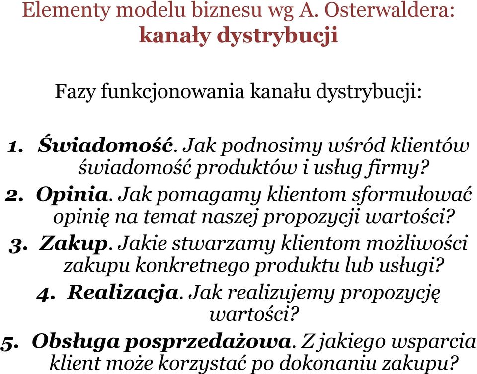 Jak pomagamy klientom sformułować opinię na temat naszej propozycji wartości? 3. Zakup.