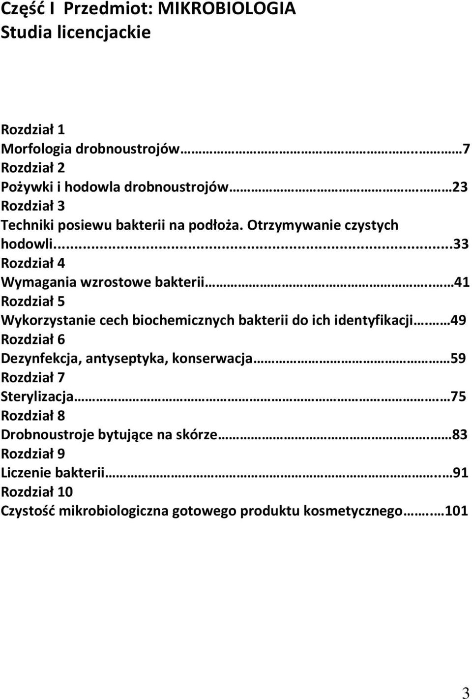 . 41 Rozdział 5 Wykorzystanie cech biochemicznych bakterii do ich identyfikacji.