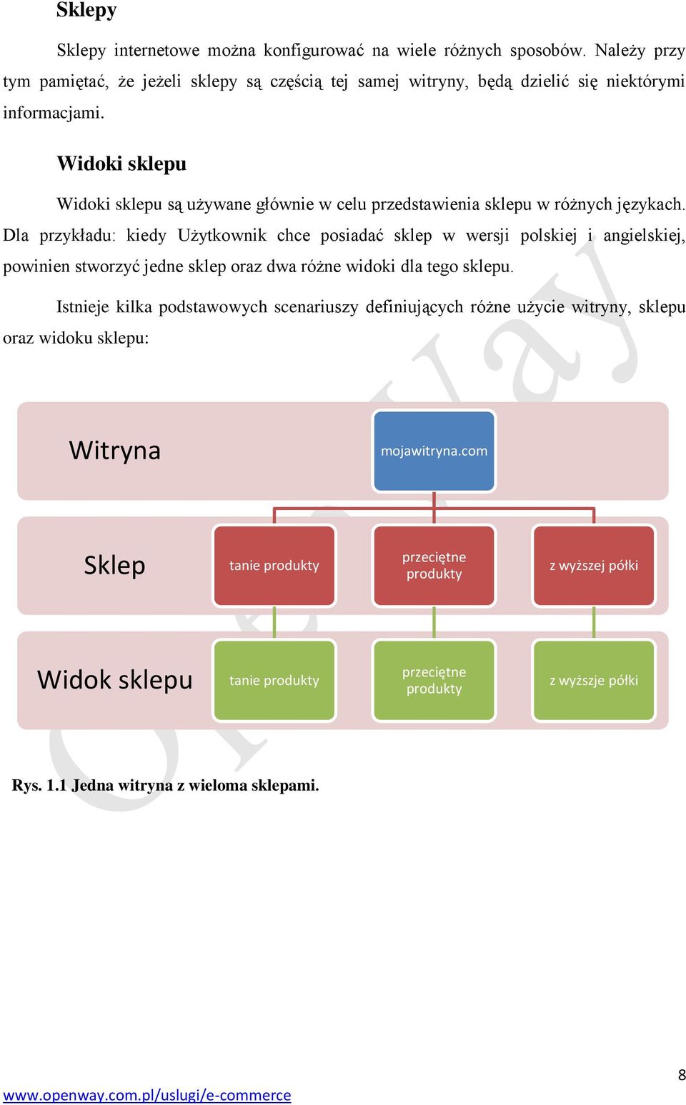 Widoki sklepu Widoki sklepu są używane głównie w celu przedstawienia sklepu w różnych językach.