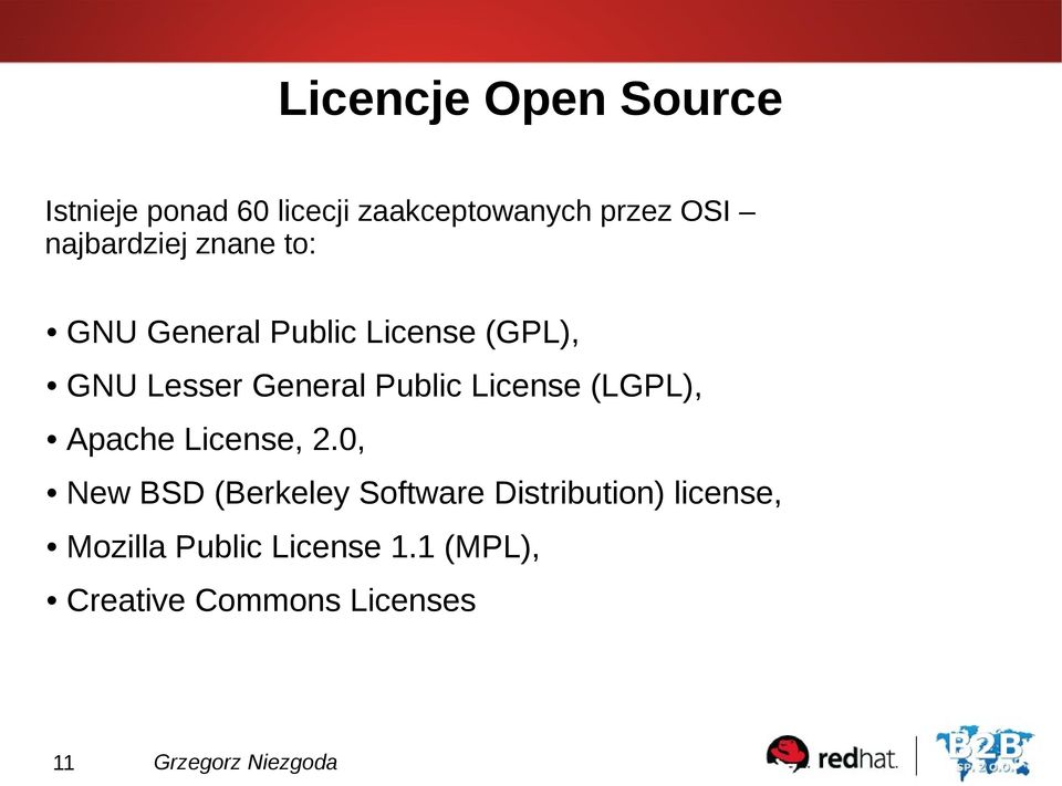 Public License (LGPL), Apache License, 2.