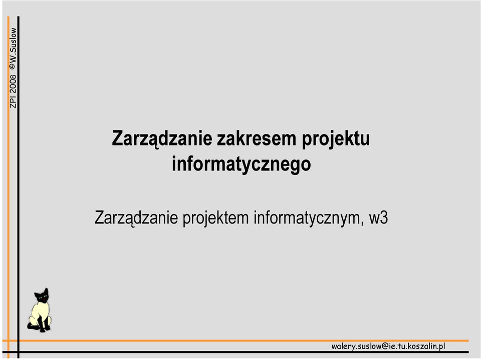 projektem informatycznym, w3