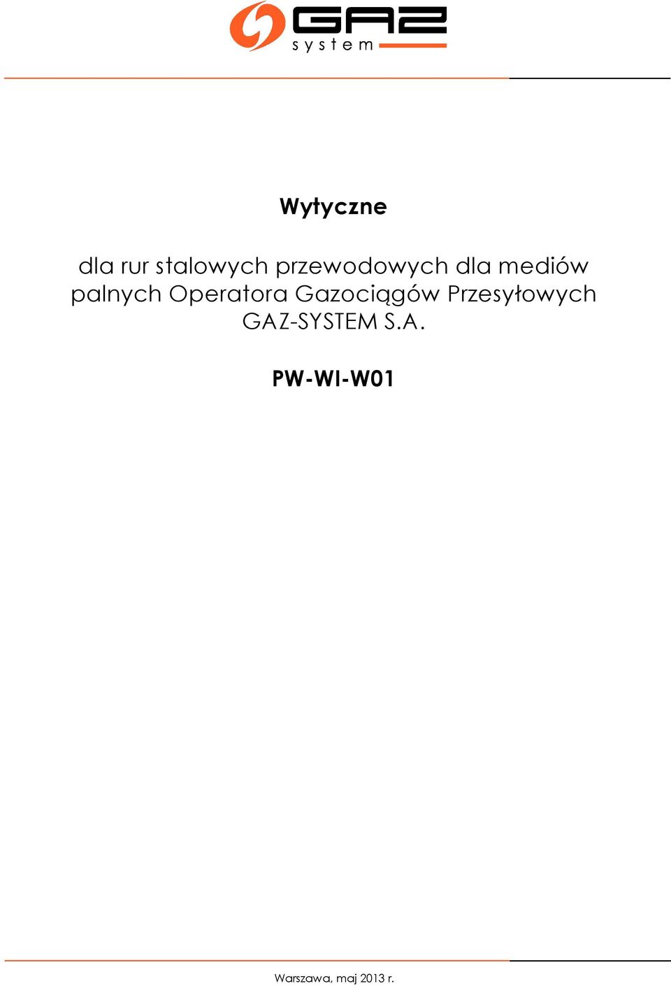 Gazociągów Przesyłowych