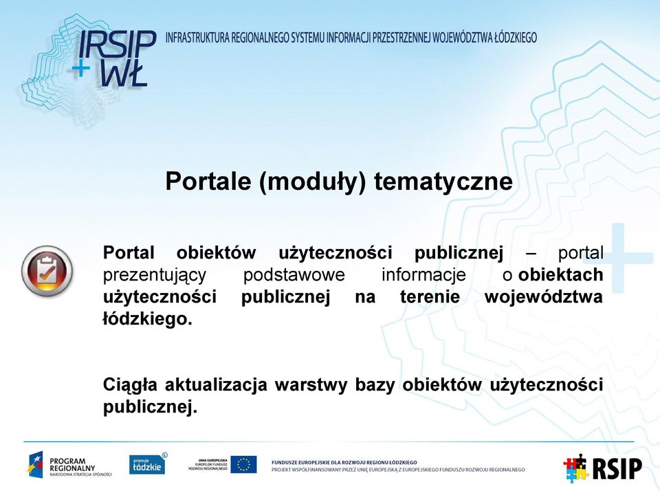 obiektach użyteczności publicznej na terenie województwa