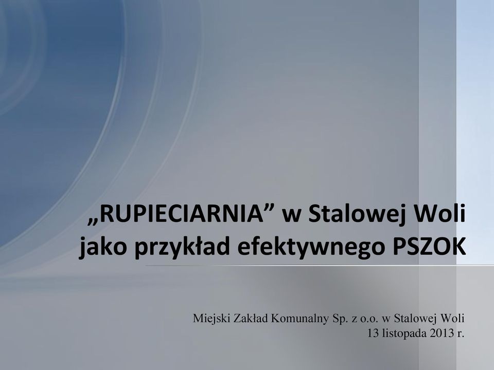 Miejski Zakład Komunalny Sp. z o.