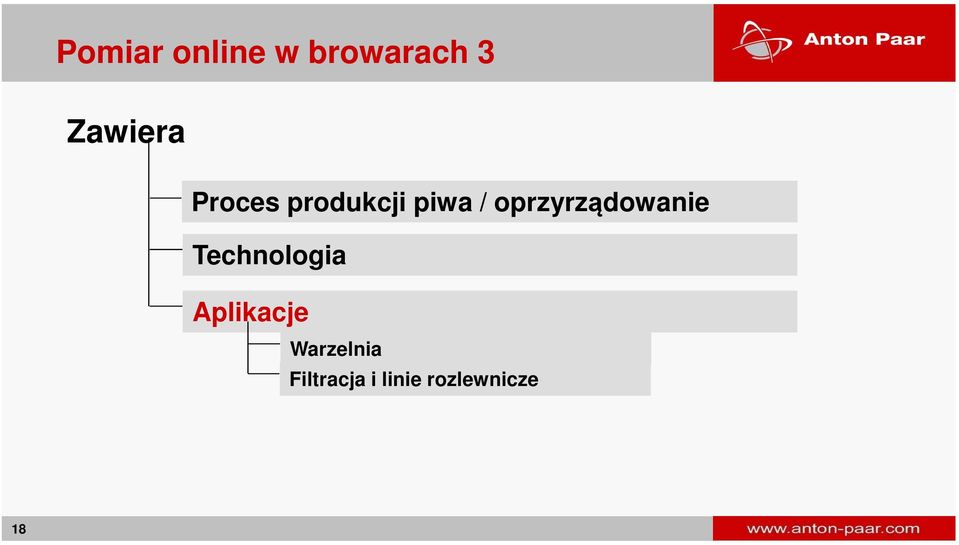 oprzyrządowanie Technologia