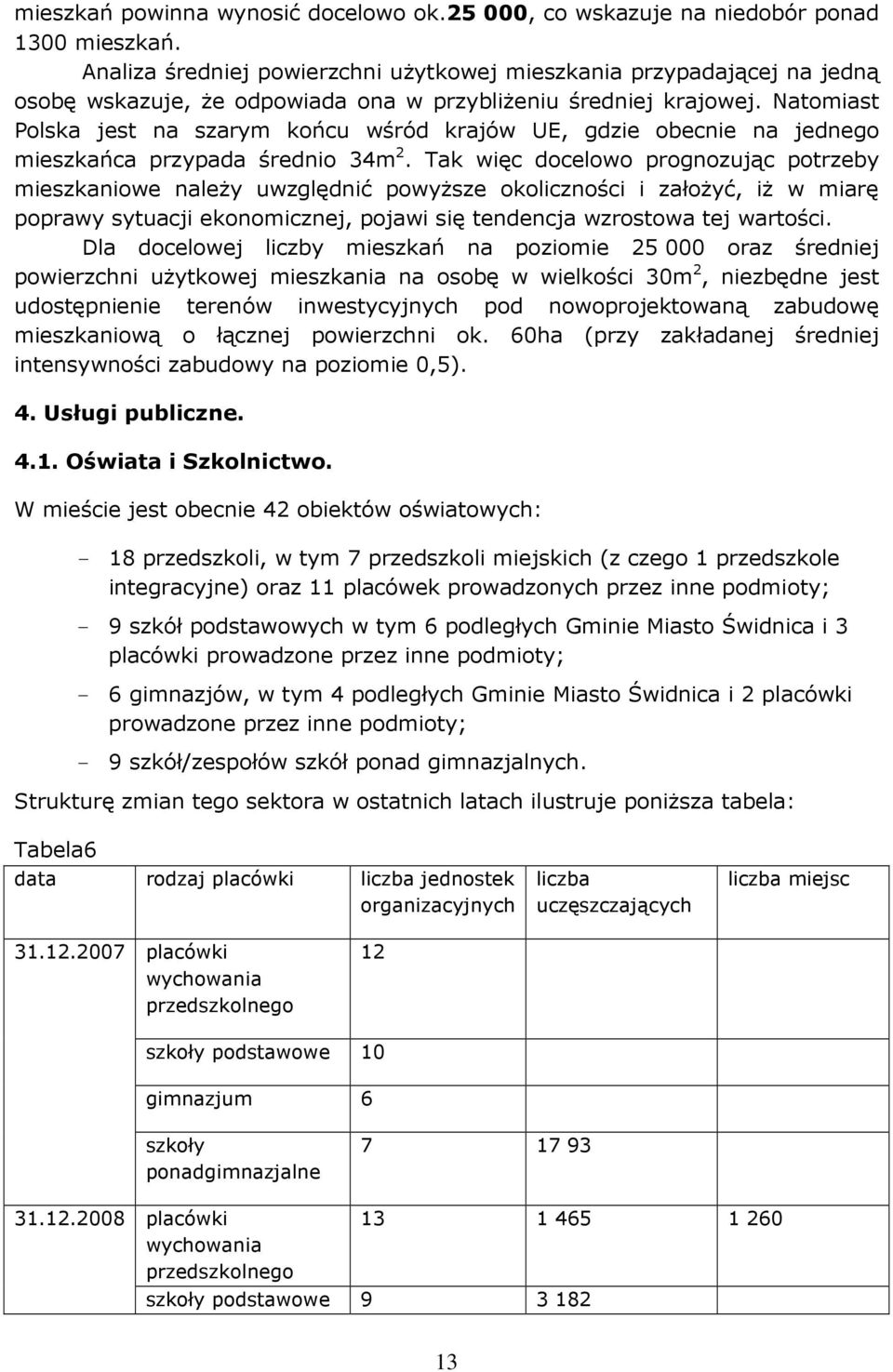 Natomiast Polska jest na szarym końcu wśród krajów UE, gdzie obecnie na jednego mieszkańca przypada średnio 34m 2.