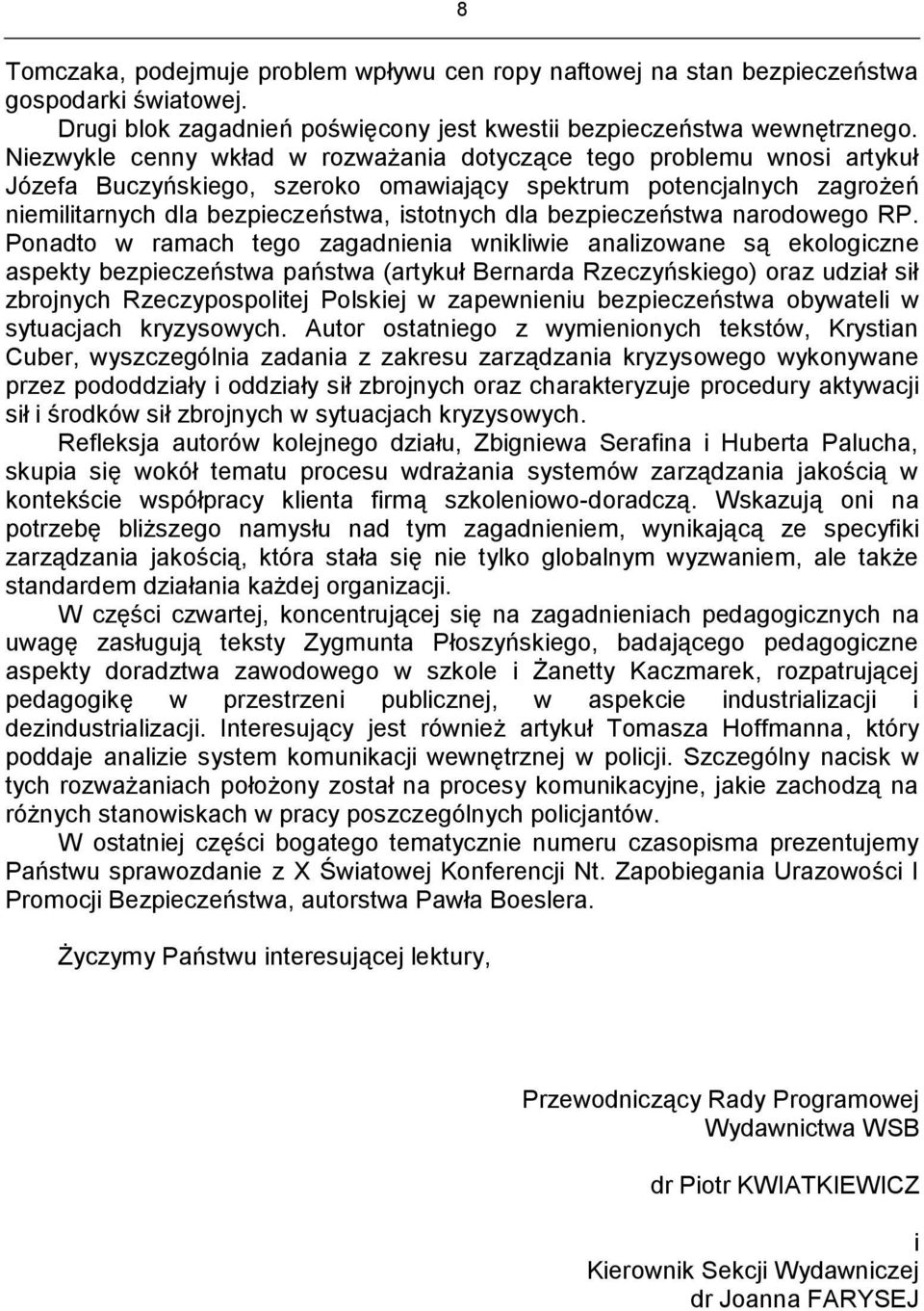 bezpieczeństwa narodowego RP.